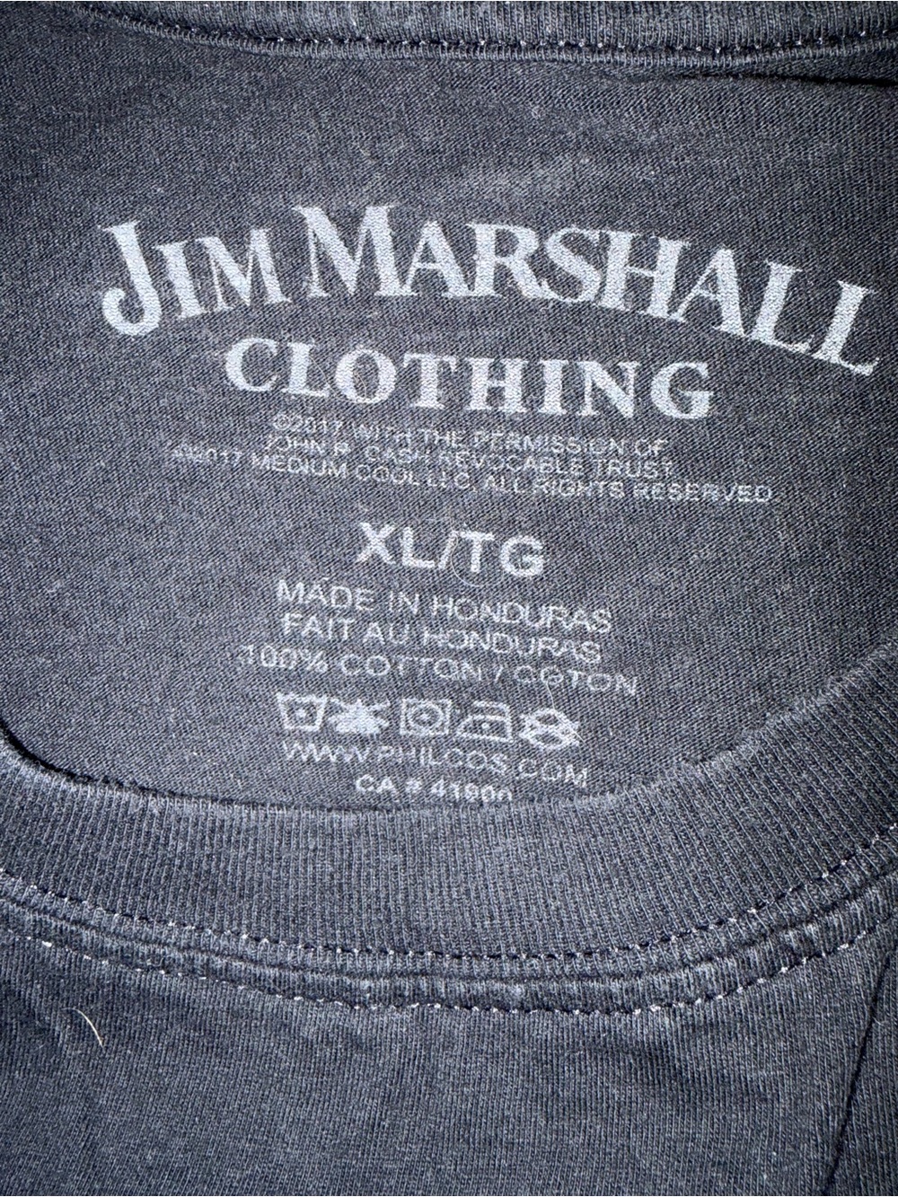 Johnny Cash Graphic Crew Neck Tee Black Size XL - Picture 4 of 6